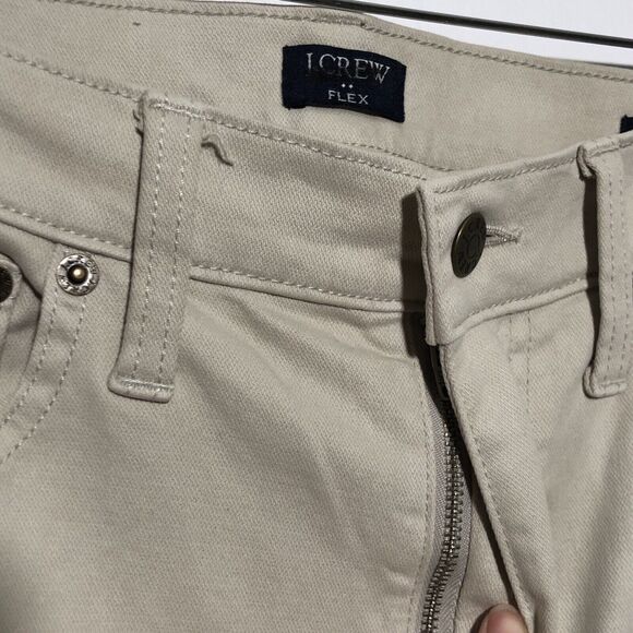 J Crew Pants Mens 28 x 30 Tan Stone Straight Garment Dyed Five Pocket New - Picture 8 of 14